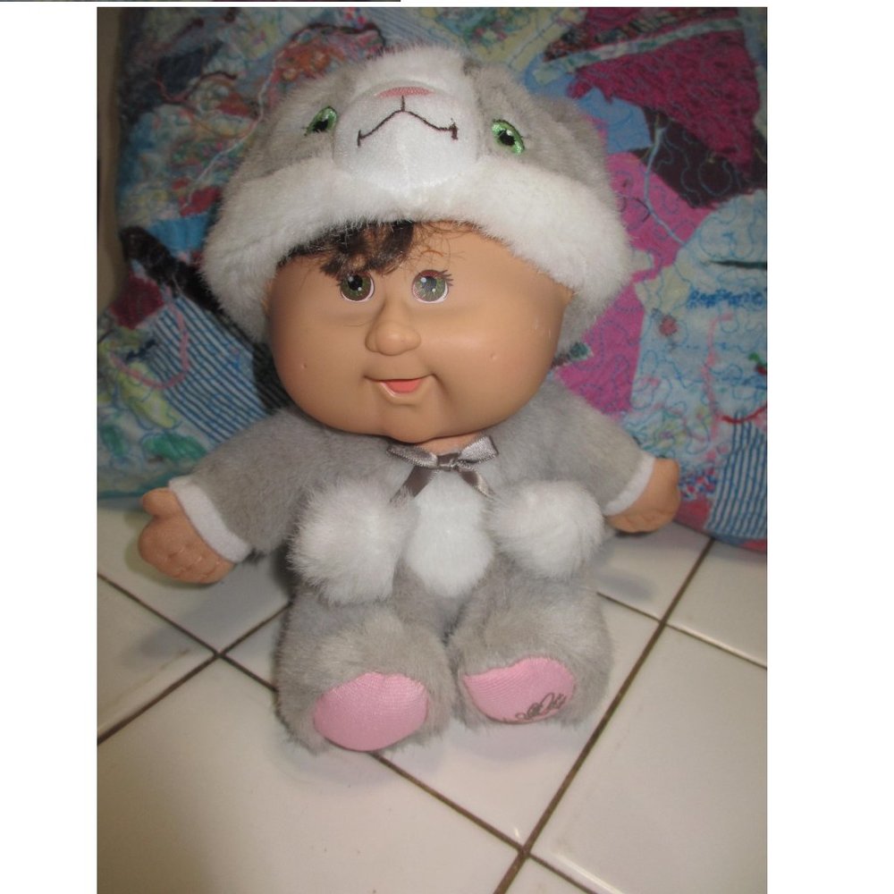 Cabbage Patch Kids 10" gray kitten cat 1978\2008